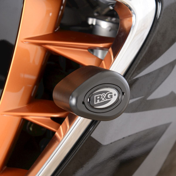 R&G R&G N0-Cut Aero Crash Protectors-BLACK Suzuki Hayabusa '21